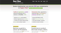 Desktop Screenshot of bee2bee.com.ar