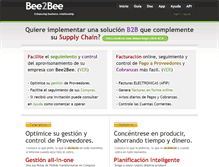 Tablet Screenshot of bee2bee.com.ar